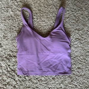 purple lululemon yoga align tank top
